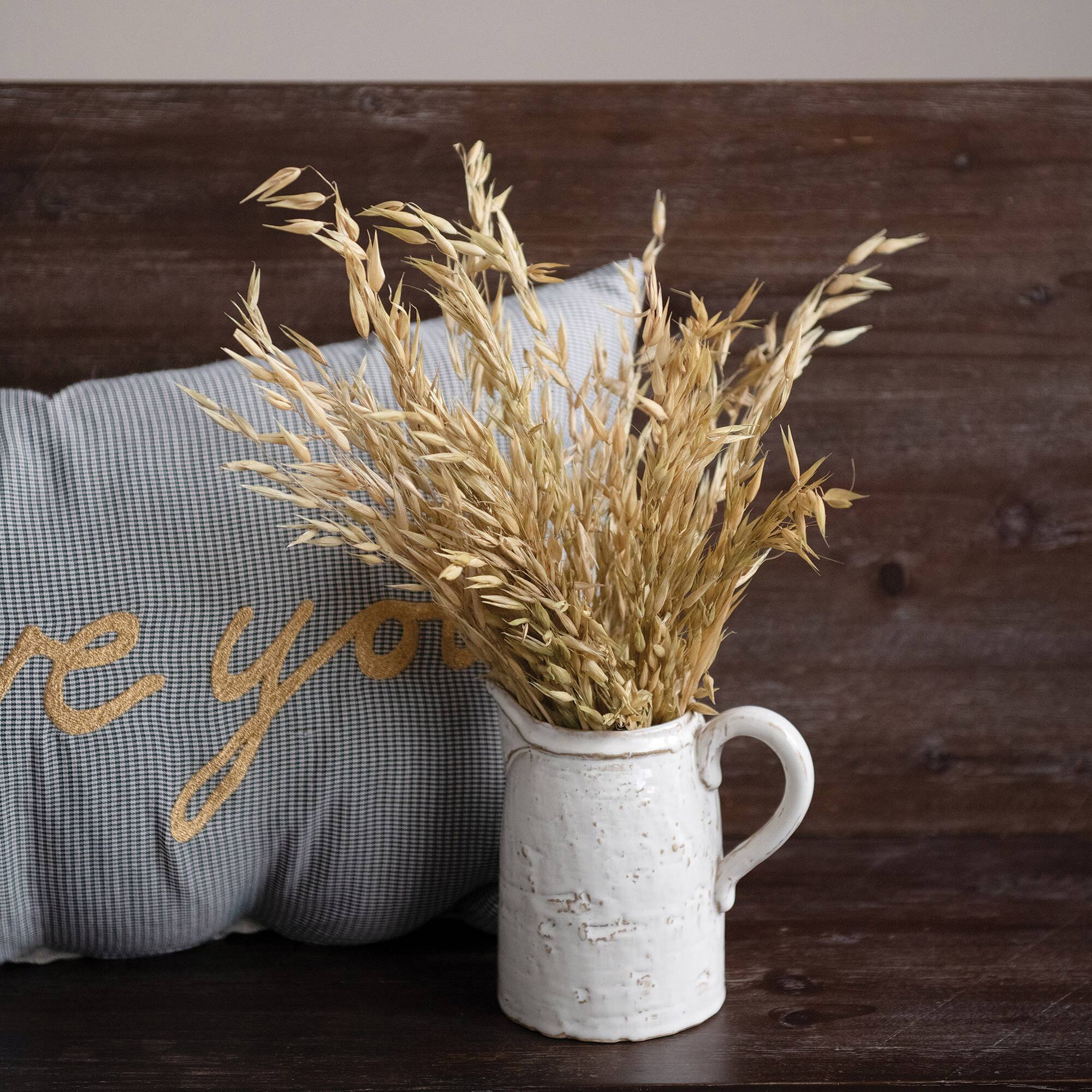 Hello Honey® White Stoneware Pitcher